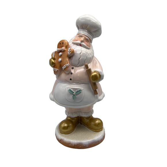 Gingerbread Chef Santa - Picture 1 of 2
